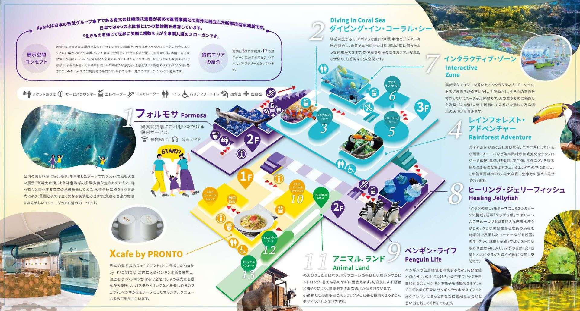 【Xpark】台湾初の都市型水族館！台北から最短20分で行けるXparkの見どころやアクセスを徹底解説！