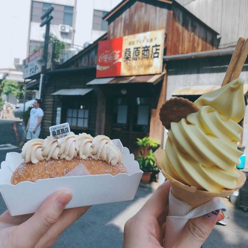 桑原商店の日本レトロ雑貨店風の外観