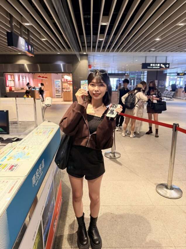 日月潭FunTOUR乗車場所の案内