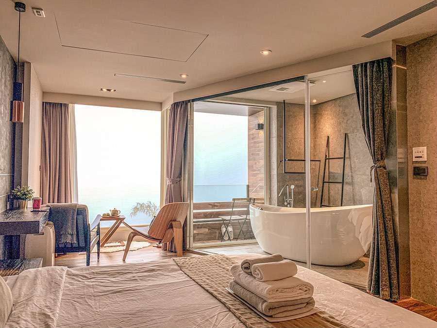山城逸境(Something Easy Inn)の客室からの眺望