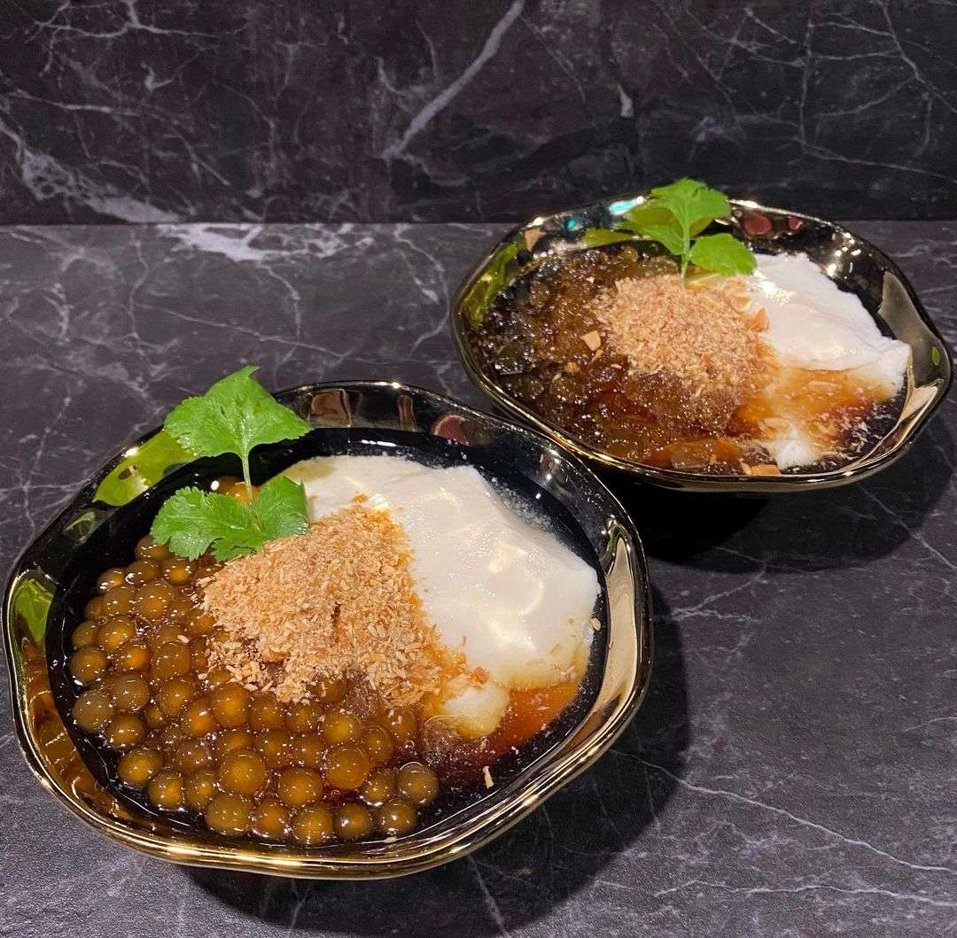 白水豆花のなめらかな豆花