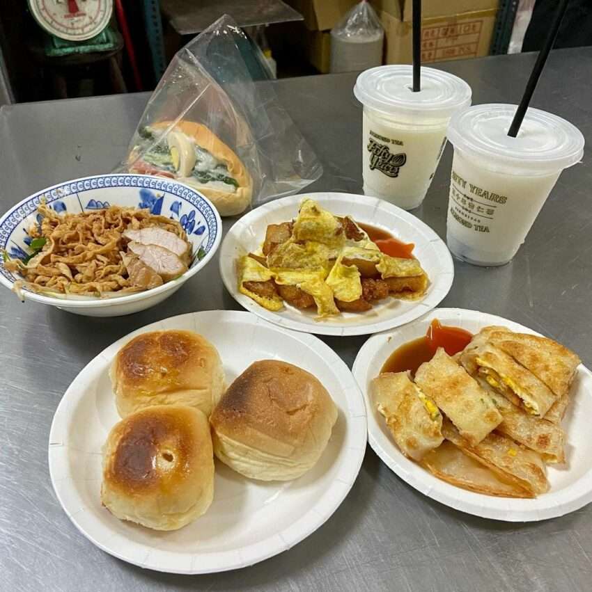 五十年杏仁茶の杏仁茶ドリンク