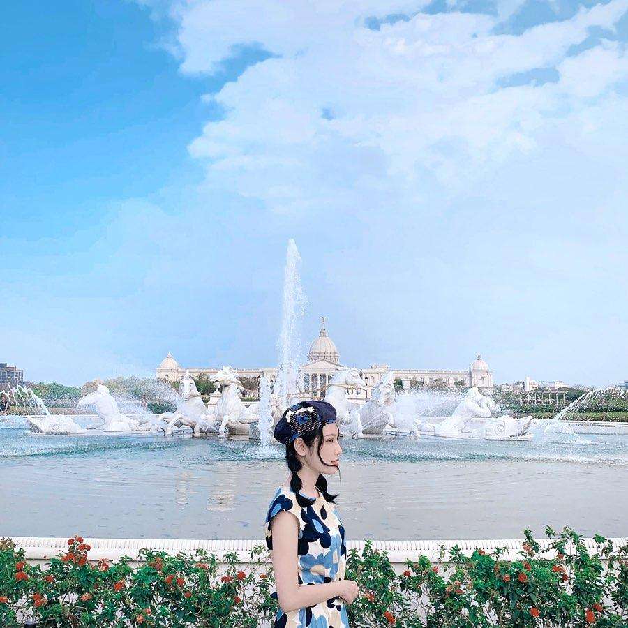 奇美博物館の外観。台南仁德区にある西洋美術コレクションの博物館