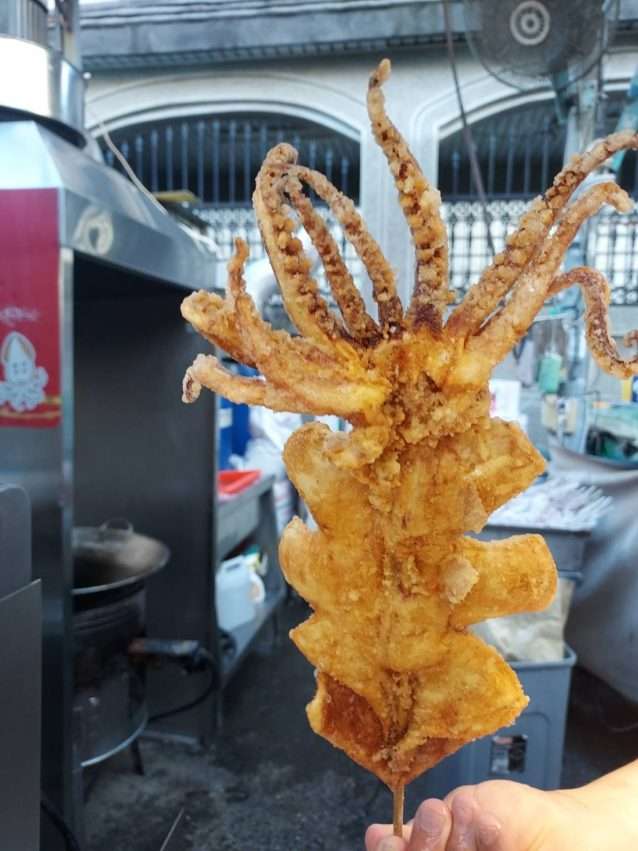 沖繩酥炸大魷魚の揚げイカ料理