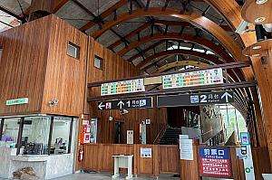 ギャラリー的な雰囲気の池上駅ホーム