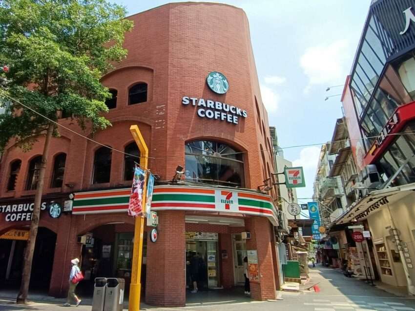 スターバックス漢中店の外観