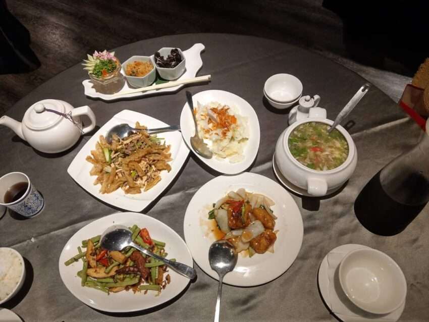 蔣府宴レストランの料理