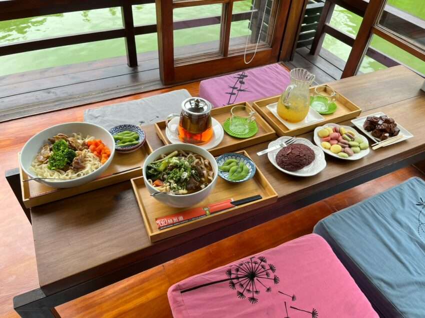 隱茶STEAMの景観席からの眺め