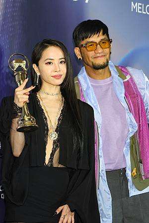JOLIN 蔡依林（左）と張震嶽（右）