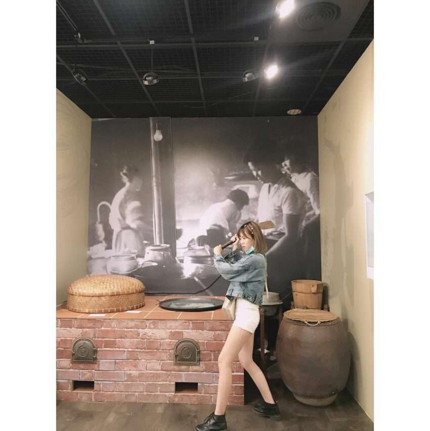 高雄 室内観光 美濃客家文物館の客家伝統器物の展示