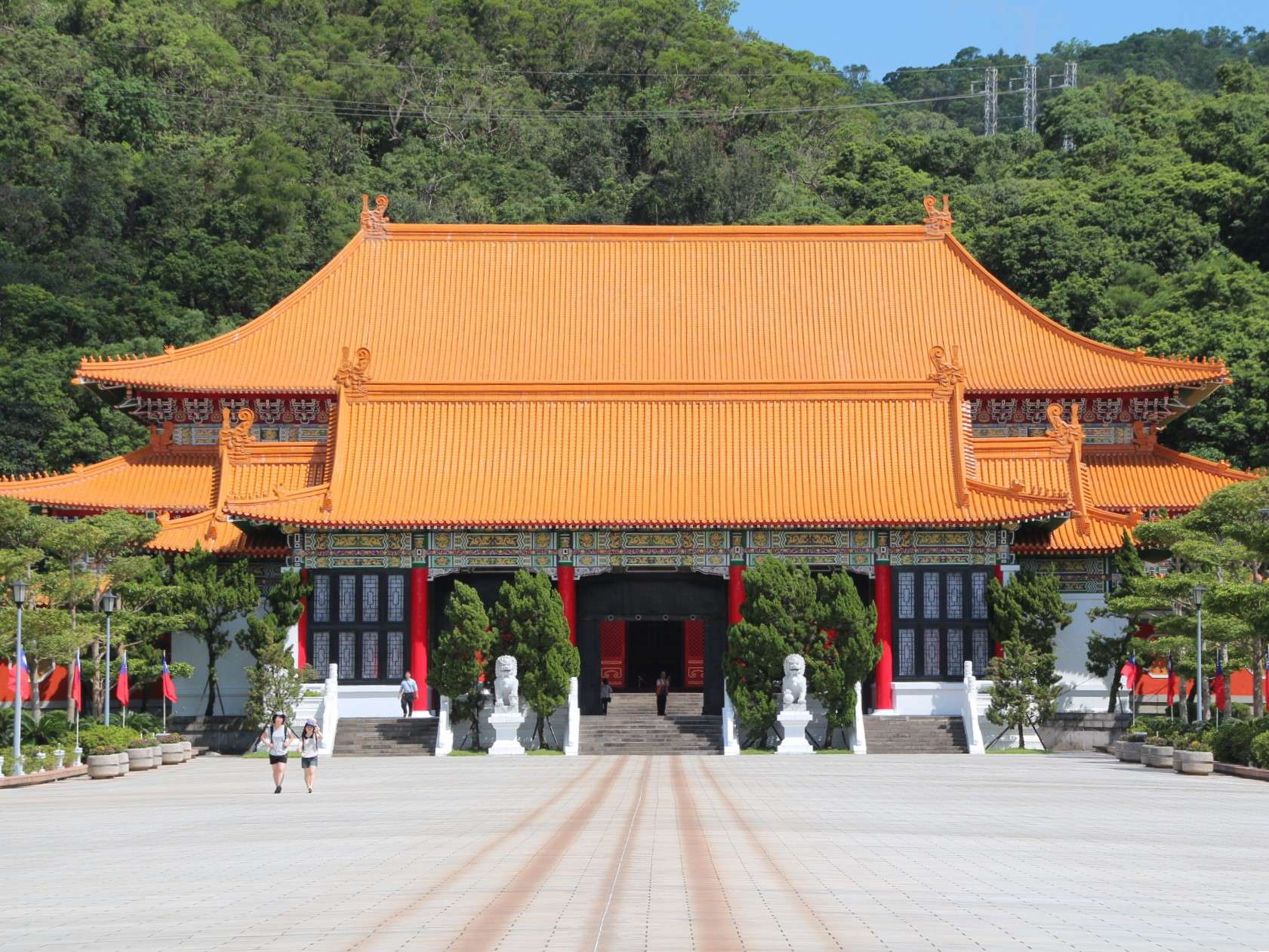 忠烈祠の衛兵交代式