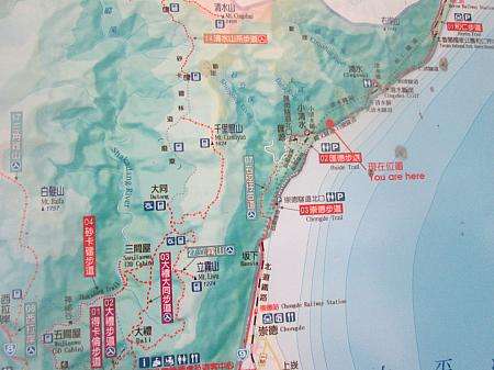 清水断崖の展望台から見た太平洋と断崖
