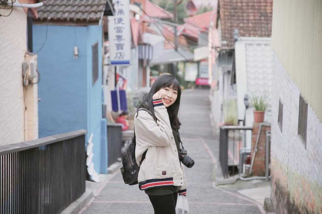 車埕老街の木造街並みの景観
