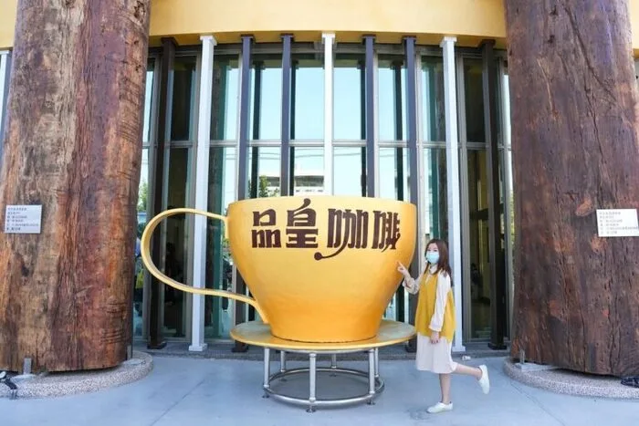 嘉義の観光工場の展示エリア