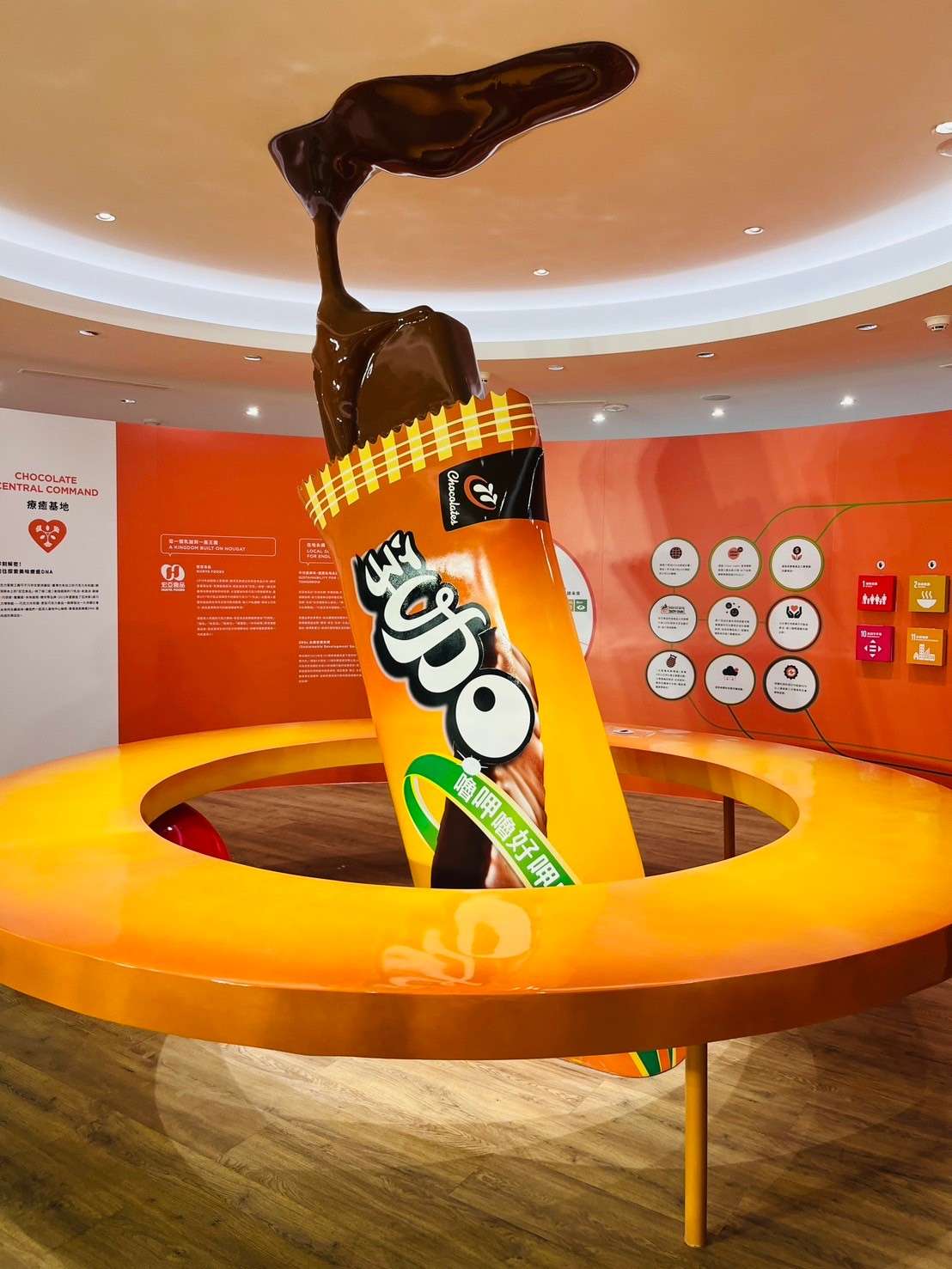 77チョコレート共和国の展示エリア
