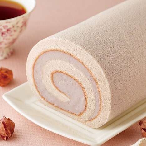 香帥蛋糕の看板タロイモケーキ。濃厚な芋の香りと滑らかな口当たりが特徴