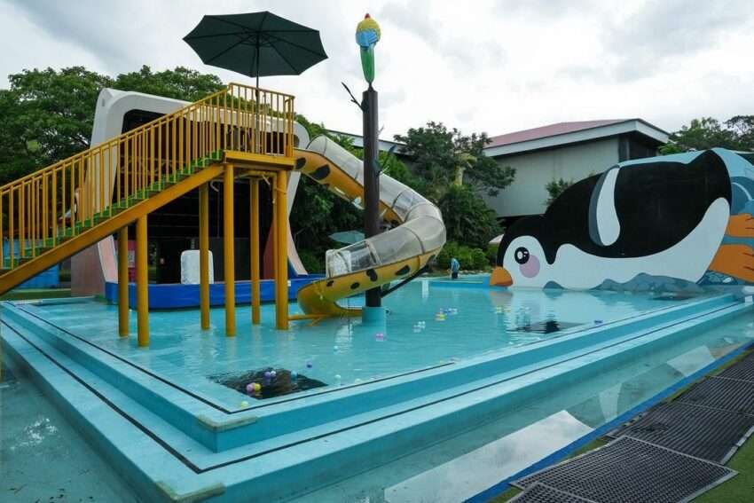 頑皮世界の綠洲水樂園。夏季限定の屋外ウォーターパーク施設