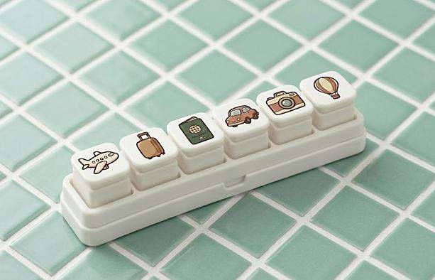 100種類を超えるSMOJIスタンプが並ぶスタンプビュッフェ。台湾モチーフのデザインが豊富