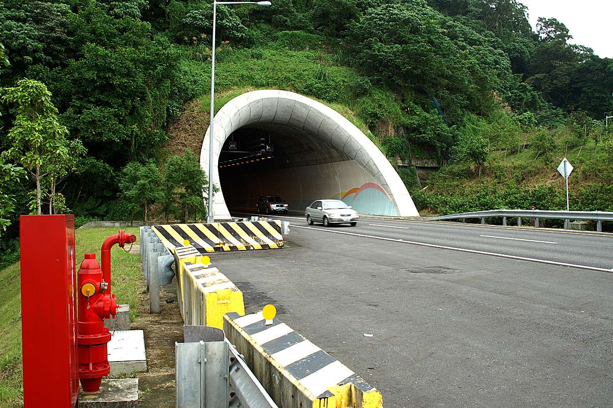 雪山トンネルの東側坑口(宜蘭側入口)