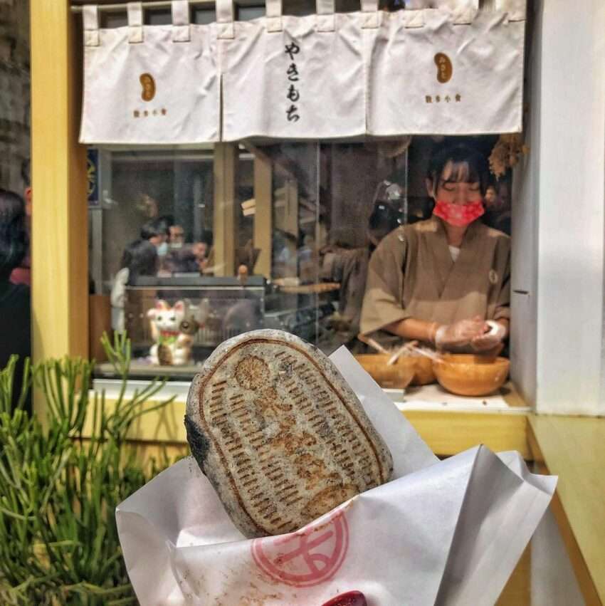 米弎豆 MISATOの日本式和菓子の展示