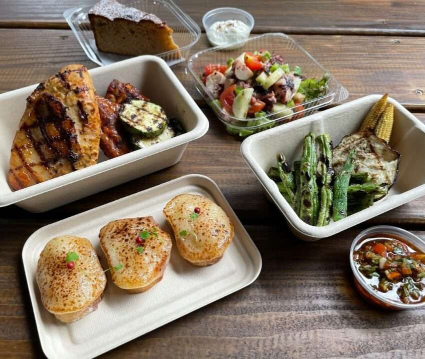 Pico Picoの異国創作料理の盛り付け