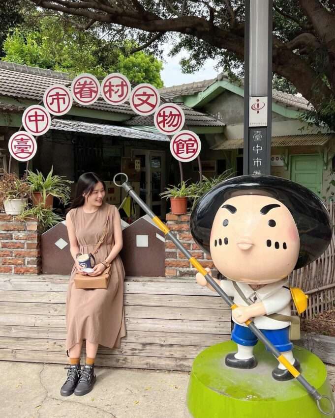 臺中市眷村文物館の眷村生活を伝える展示物