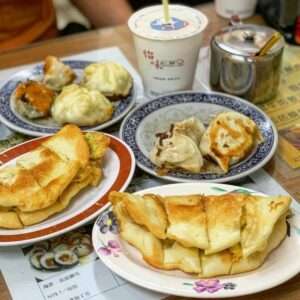 怡味餐店の中式朝食料理