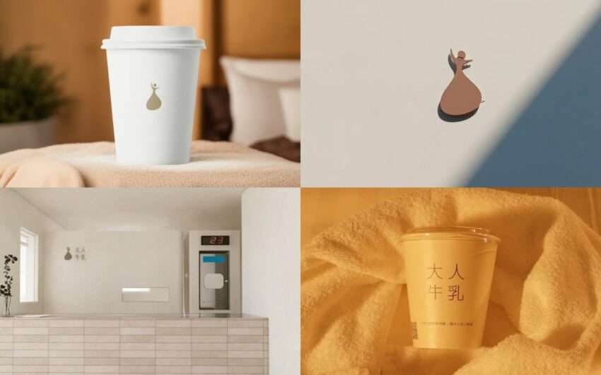大人牛乳の看板ドリンク。吉蒸牧場の秀姑巒フレッシュミルクとGK Coffeeを使用