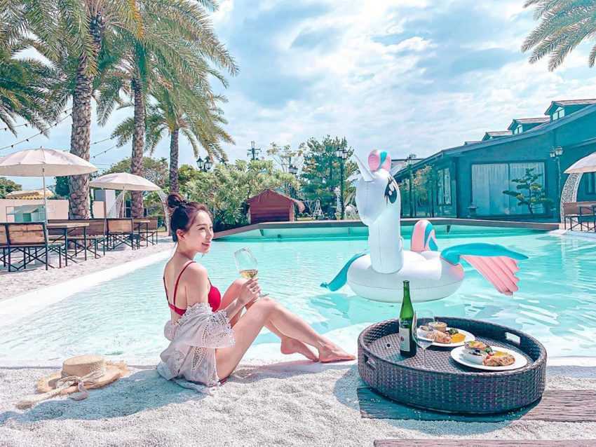 時為驛行館Sway B&Bの外観と敷地内の雰囲気