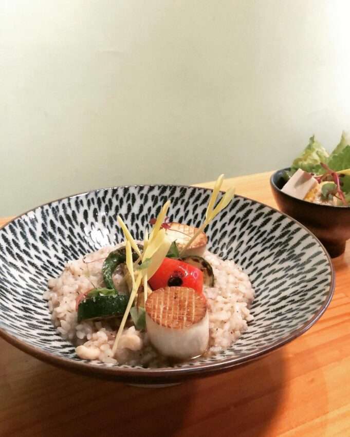 大口覚醒手作り蔬時料理のベジタリアン料理。食材が豊富で多彩