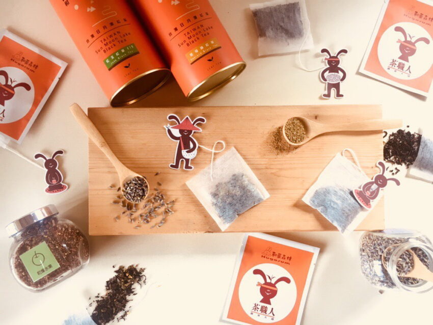 和菓森林紅茶莊園の紅茶DIY体験の様子