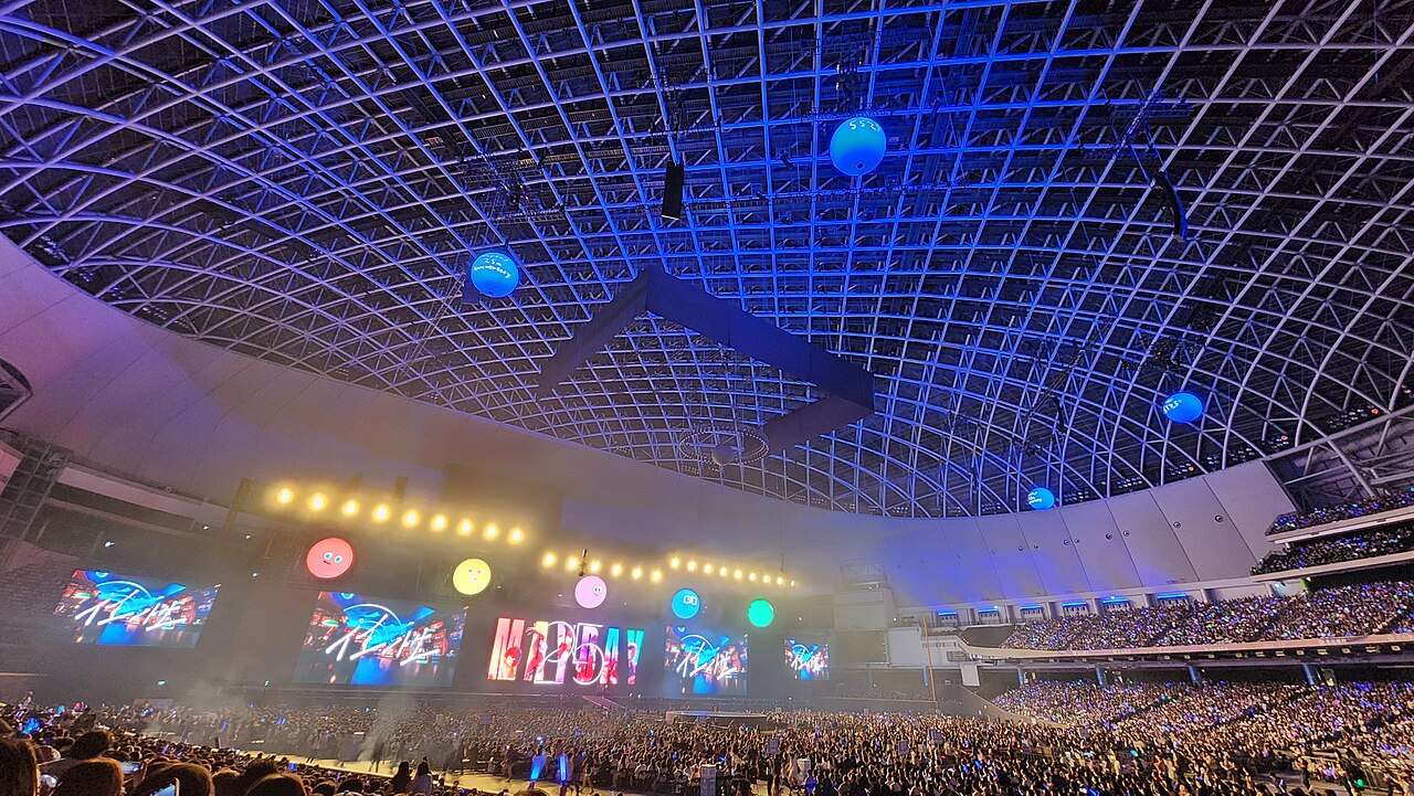 台北ドームで開催されたMaydayのコンサートの様子
