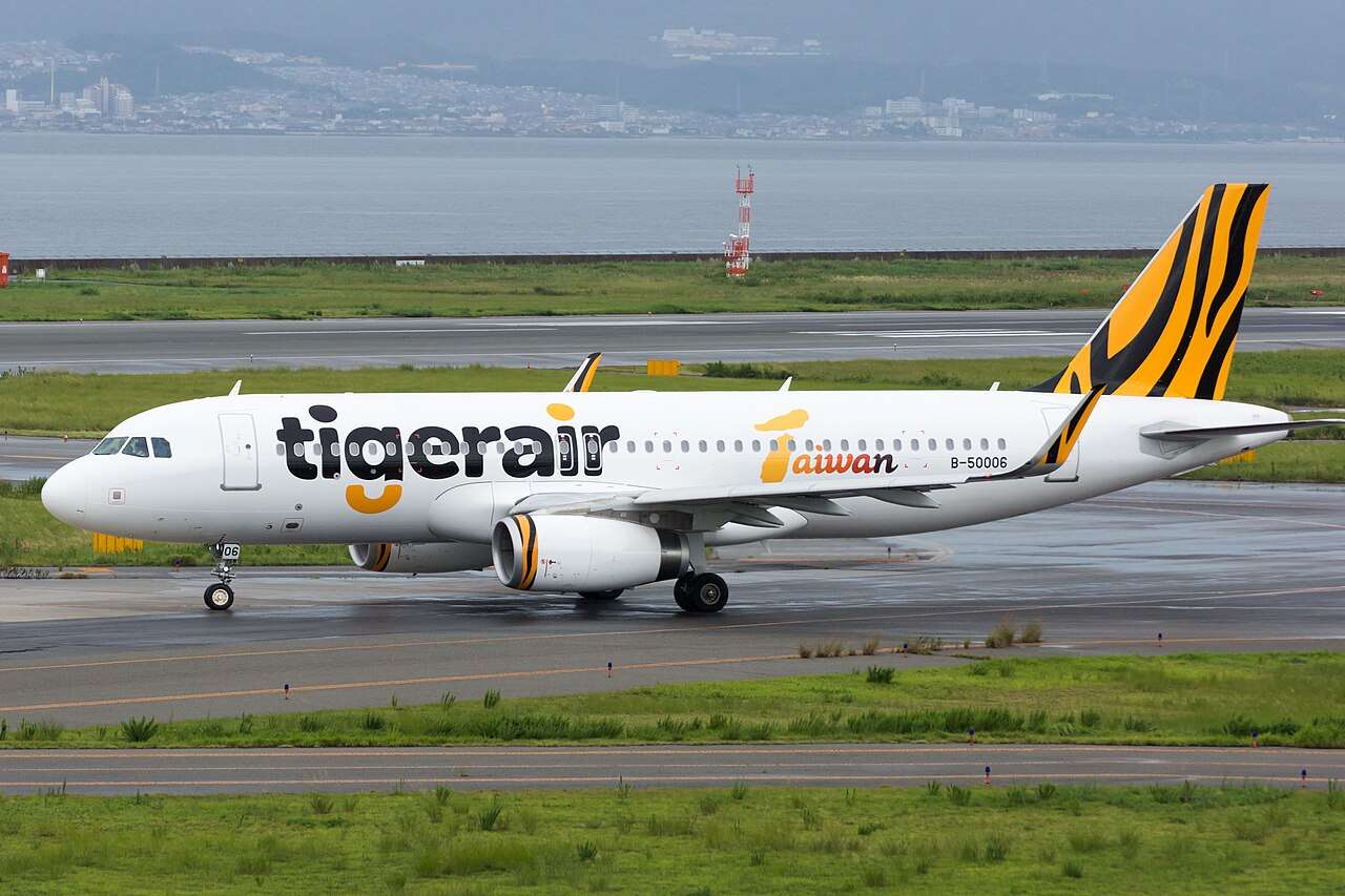 タイガーエア台湾のエアバスA320型機