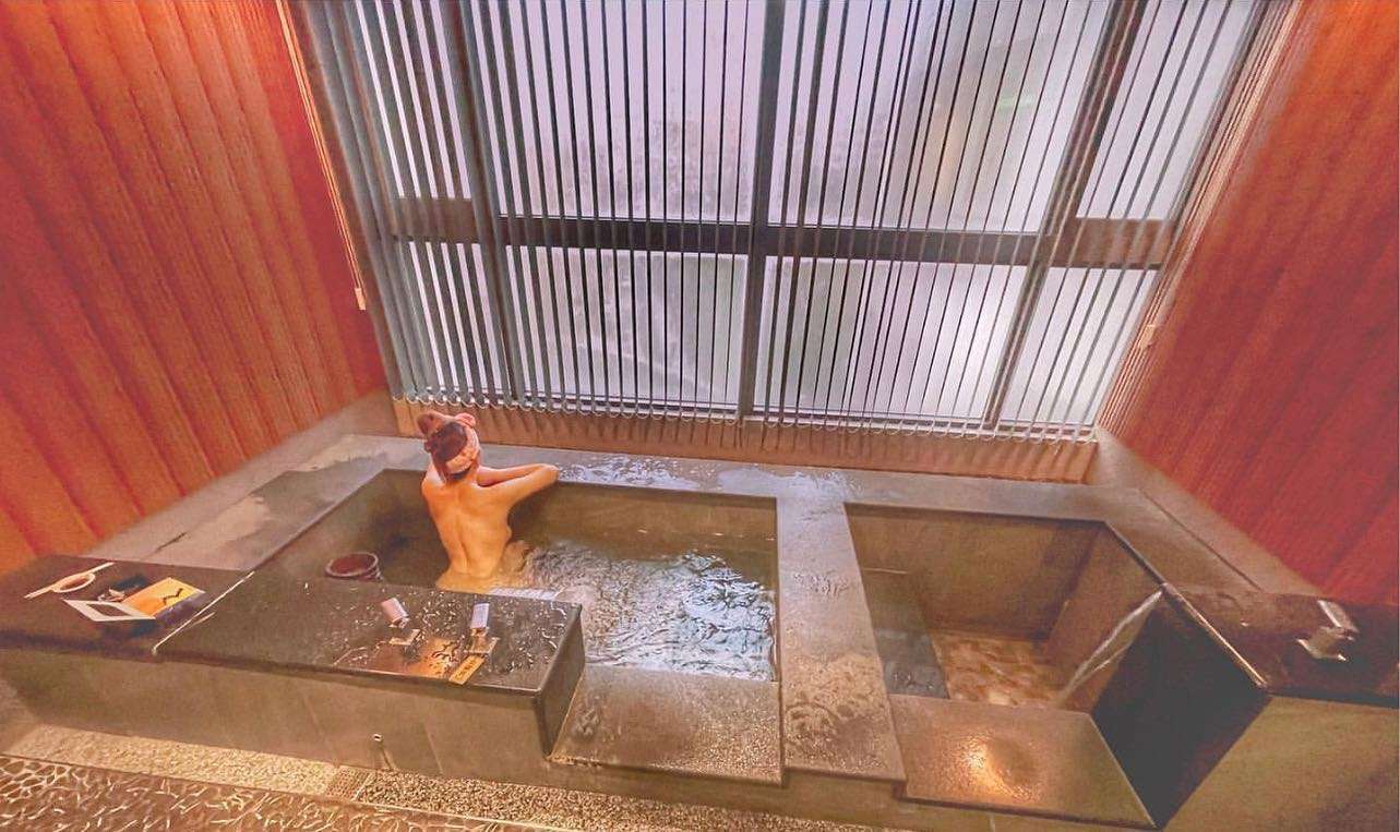 北投南豐天玥泉溫泉會館の日本式浴池、シンプルで上品な空間
