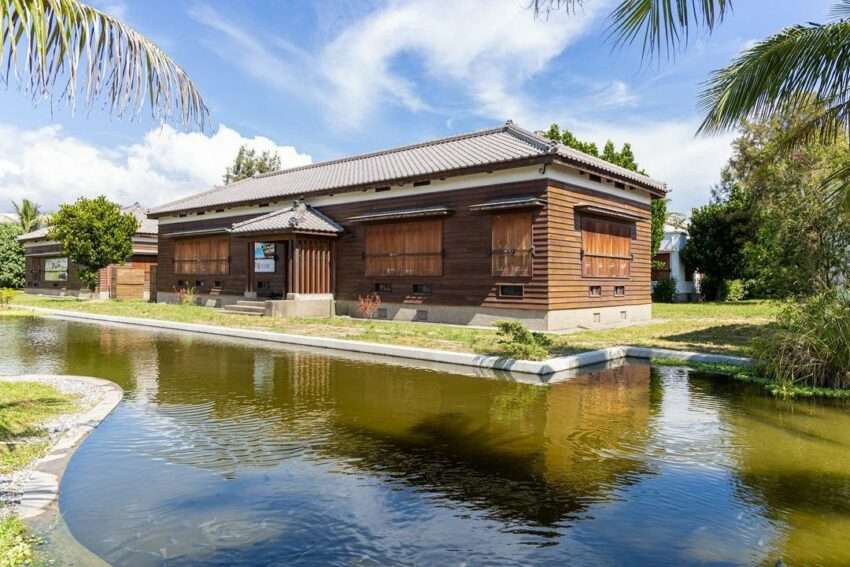 D Park 台肥海洋深層水園區の園内風景。日本統治時代の建築が保存されている