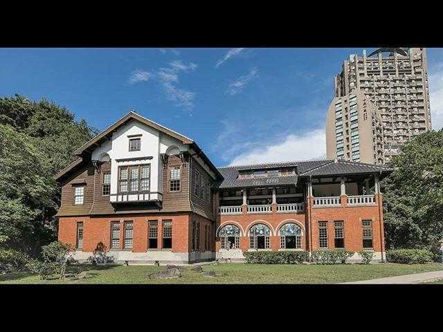 北投溫泉博物館の日本式バロック融合建築外観、1913年竣工